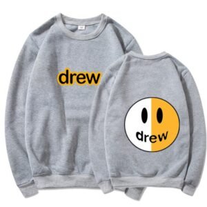 Drew logo printed Gray sweatshirt